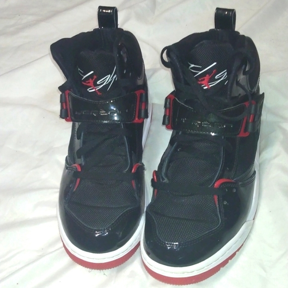 EUC JORDAN FLIGHT 45 HIGH BRED SIZE 8 - Picture 8 of 9